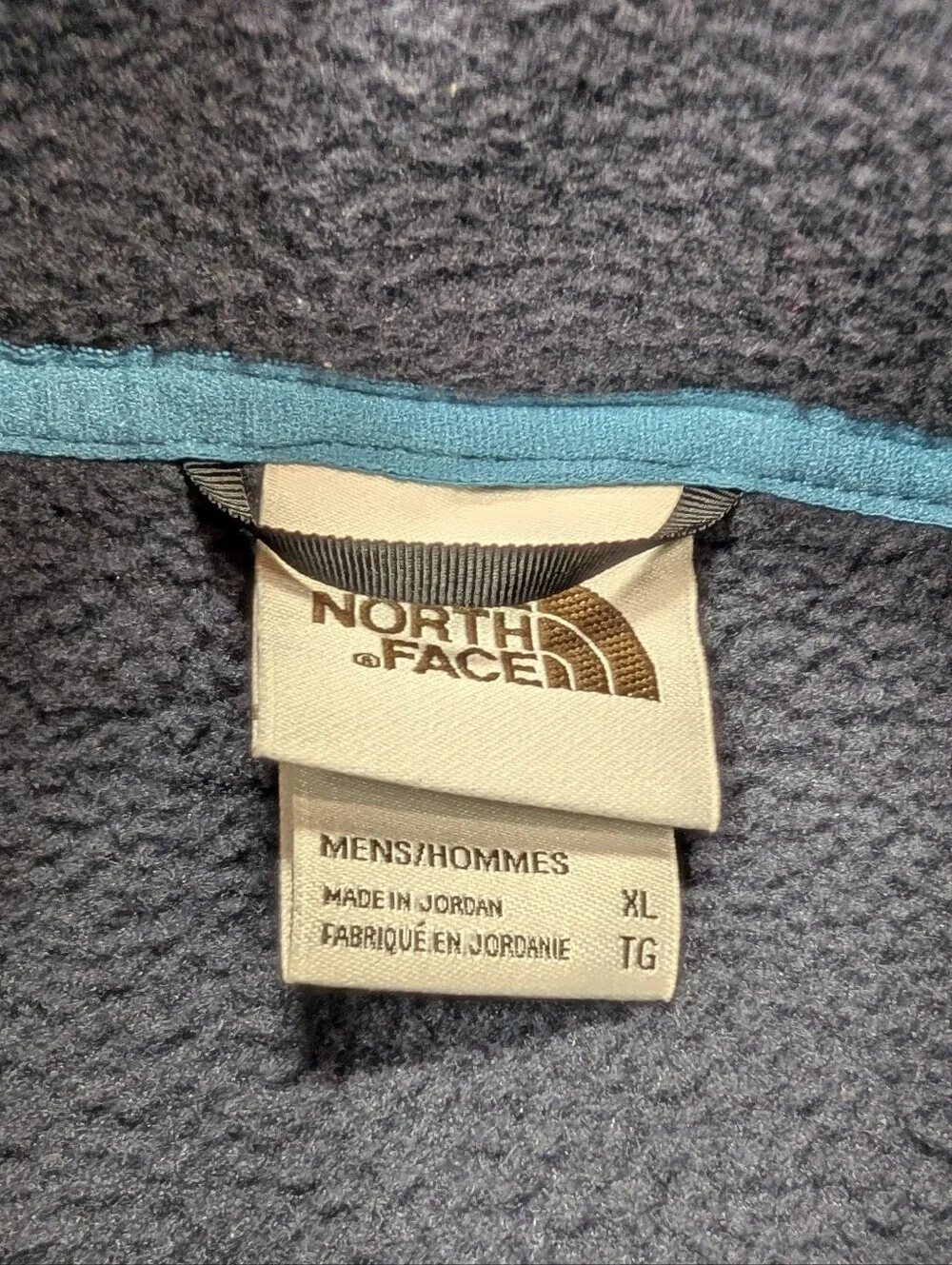 The North Face Vest Jacket Mens XL Blue Navy Carbondale Fleece Outdoor Casual